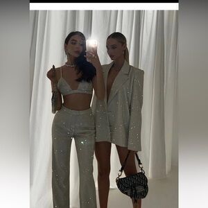 COPY - SLA Gold Paloma Blazer and Pants Suit Set!! Brand new! Tags still on!